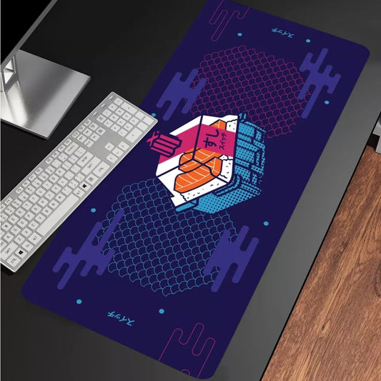 Mouse pad gamer Switch Teclado en uso